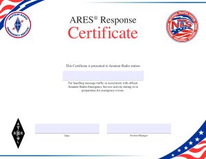 ARES Response Certificate